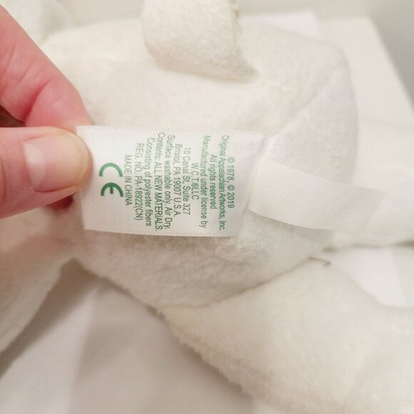 2019 Cabbage Patch kids cuties White Easter Bunny with Pink Bow plush doll - Picture 6 of 6